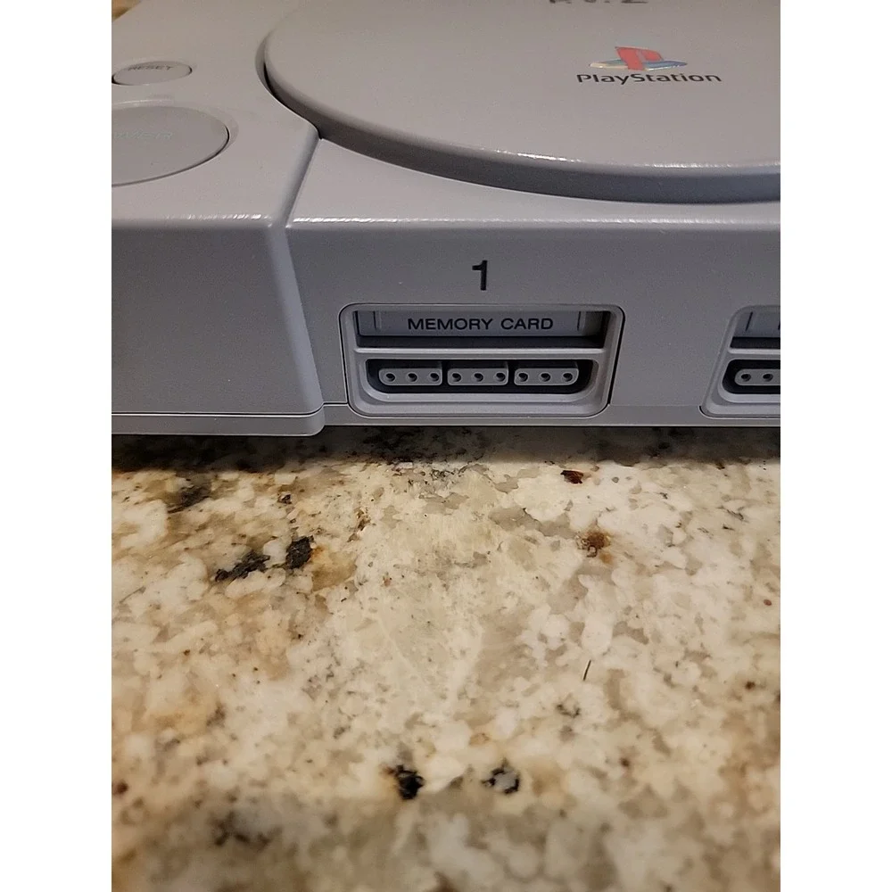 Sony PlayStation 1 PS1 Game Console Bundle Tested & Working with/ 2 Controllers